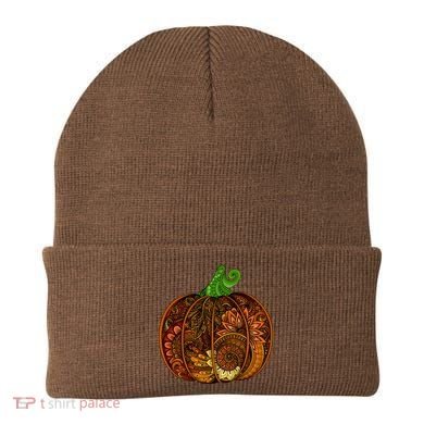 Abstract Pumpkin Thanksgiving Logo Beanie