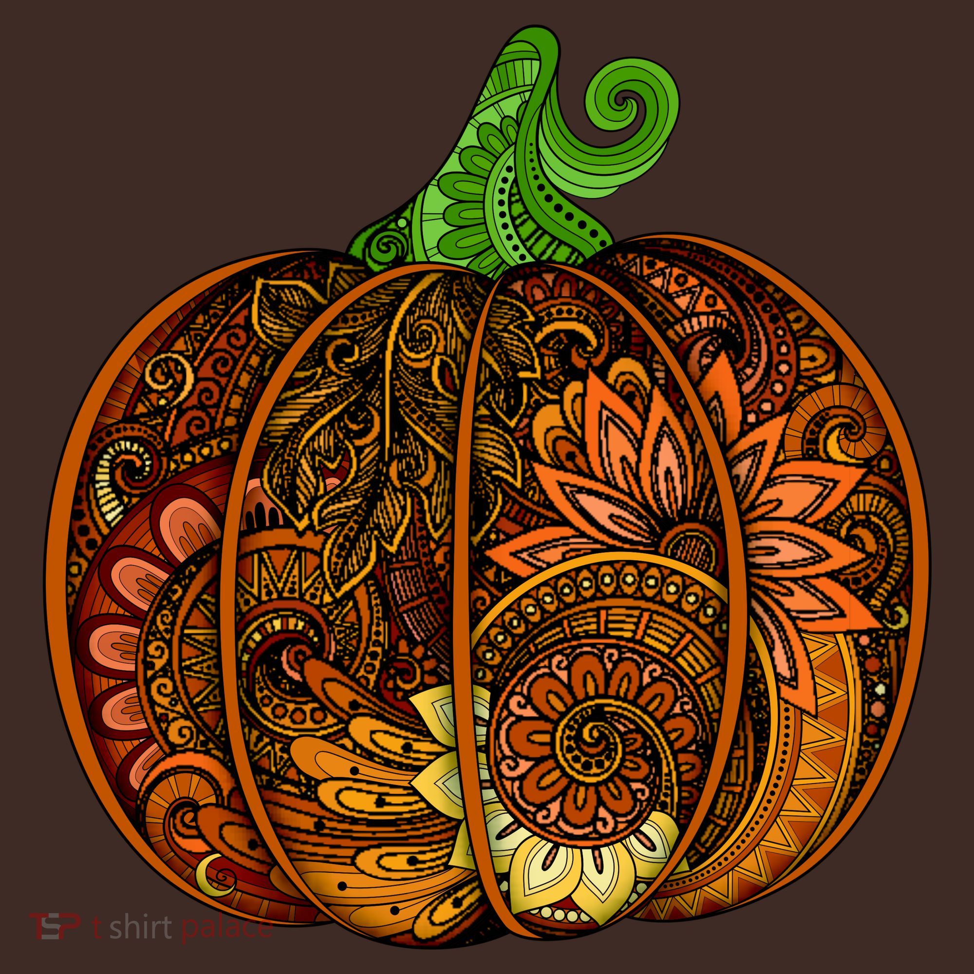 Abstract Pumpkin Thanksgiving Logo Baby Bodysuit
