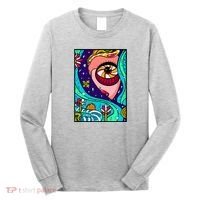 Abstract Sky Girl Long Sleeve Shirt thumb 0