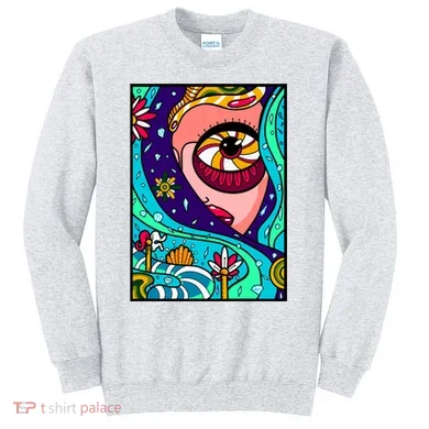 Abstract Sky Girl Sweatshirt
