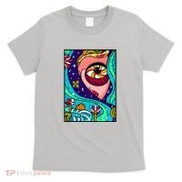 Abstract Sky Girl T-Shirt thumb 0