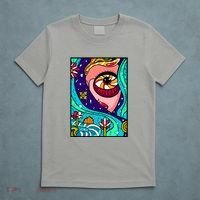 Abstract Sky Girl T-Shirt thumb 5