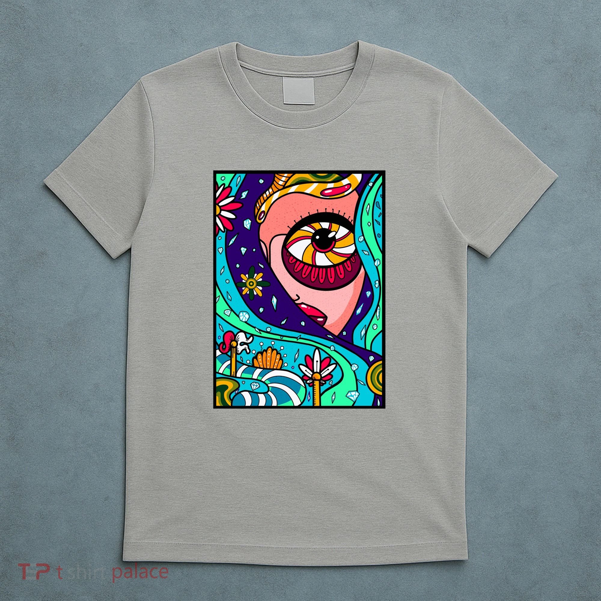 Abstract Sky Girl T-Shirt