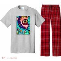 Abstract Sky Girl Pajama Set thumb 0