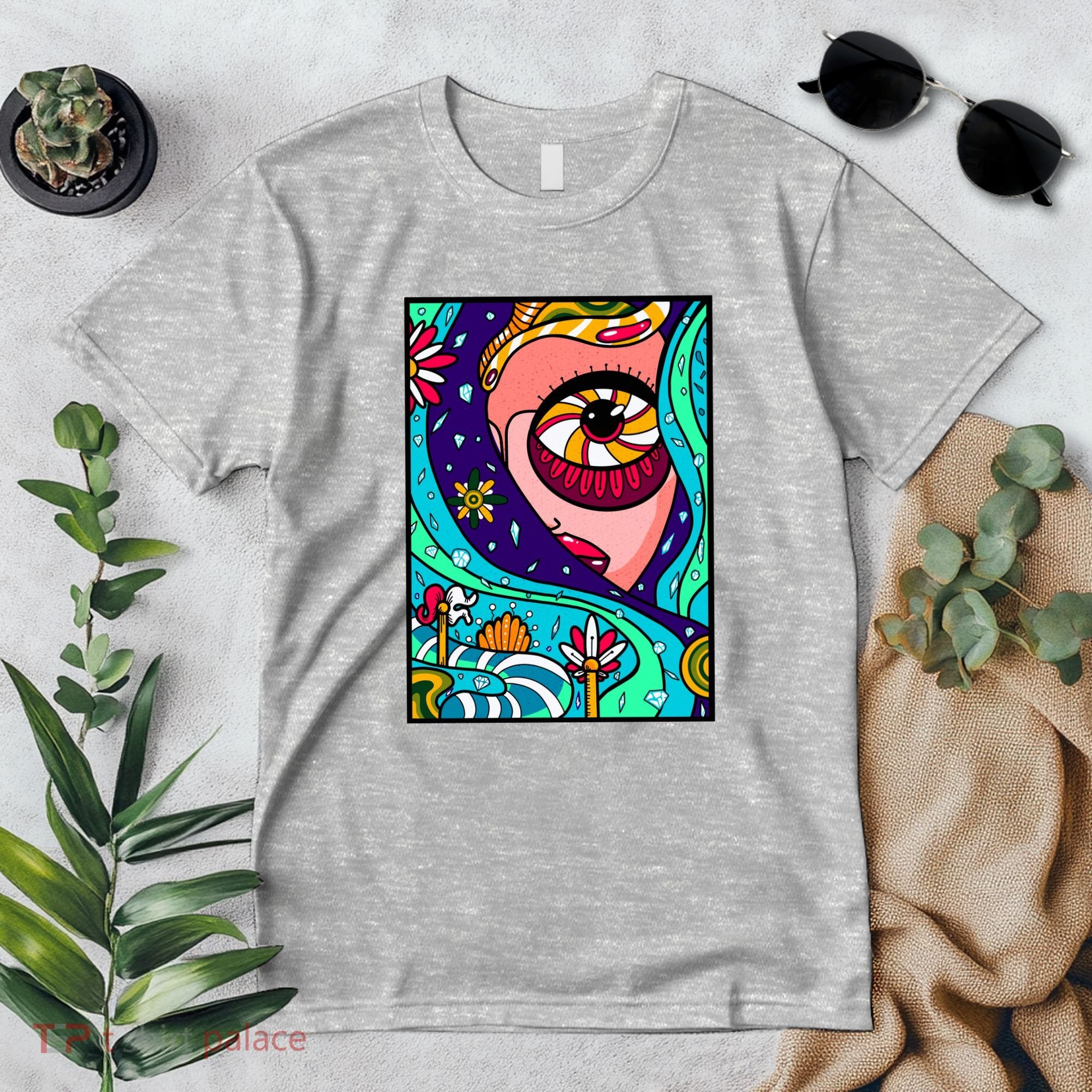 Abstract Sky Girl Premium T-Shirt