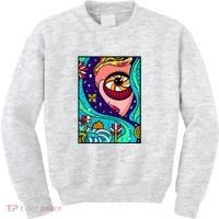 Abstract Sky Girl Kids Sweatshirt thumb 0