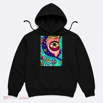 Abstract Sky Girl Hoodie
