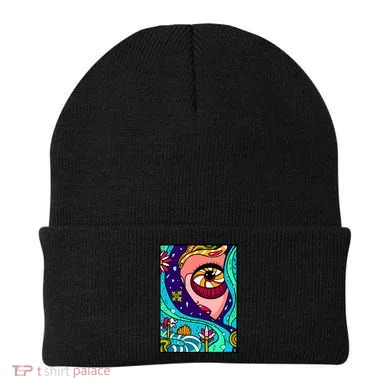 Abstract Sky Girl Beanie