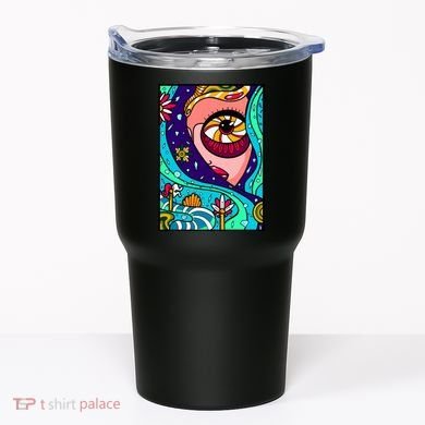 Abstract Sky Girl Tumbler