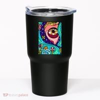 Abstract Sky Girl Tumbler thumb 0