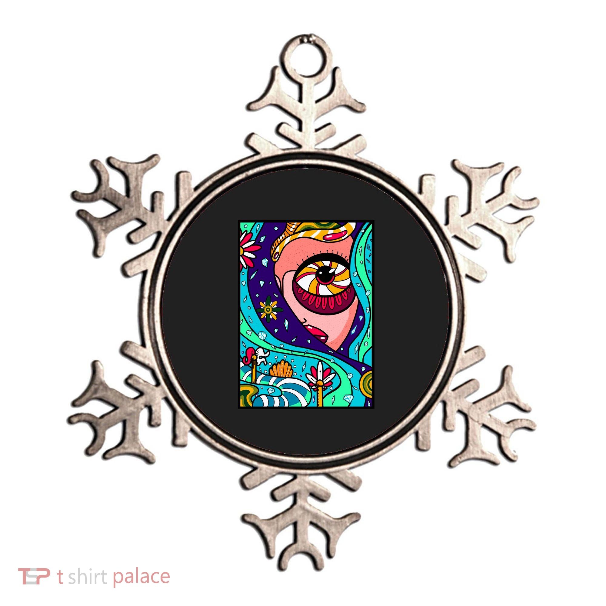 Abstract Sky Girl Ornament