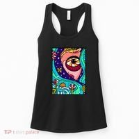 Abstract Sky Girl Women's Tank Top thumb 0