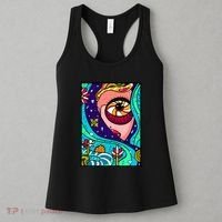Abstract Sky Girl Women's Tank Top thumb 3