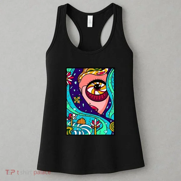 Abstract Sky Girl Women's Tank Top