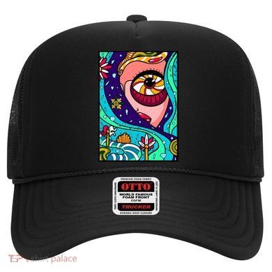Abstract Sky Girl Hat