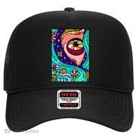 Abstract Sky Girl Hat thumb 0