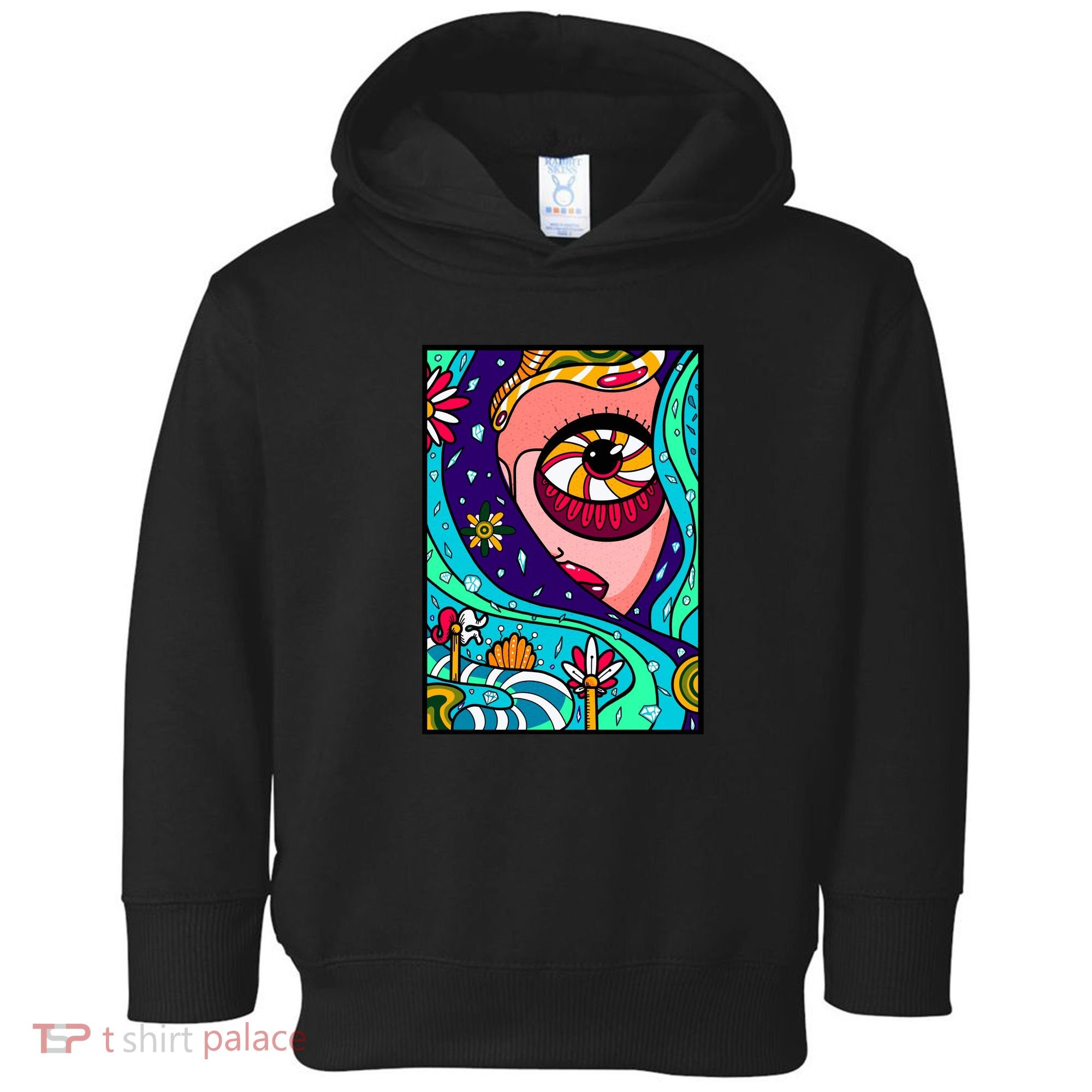 Abstract Sky Girl Toddler Hoodie