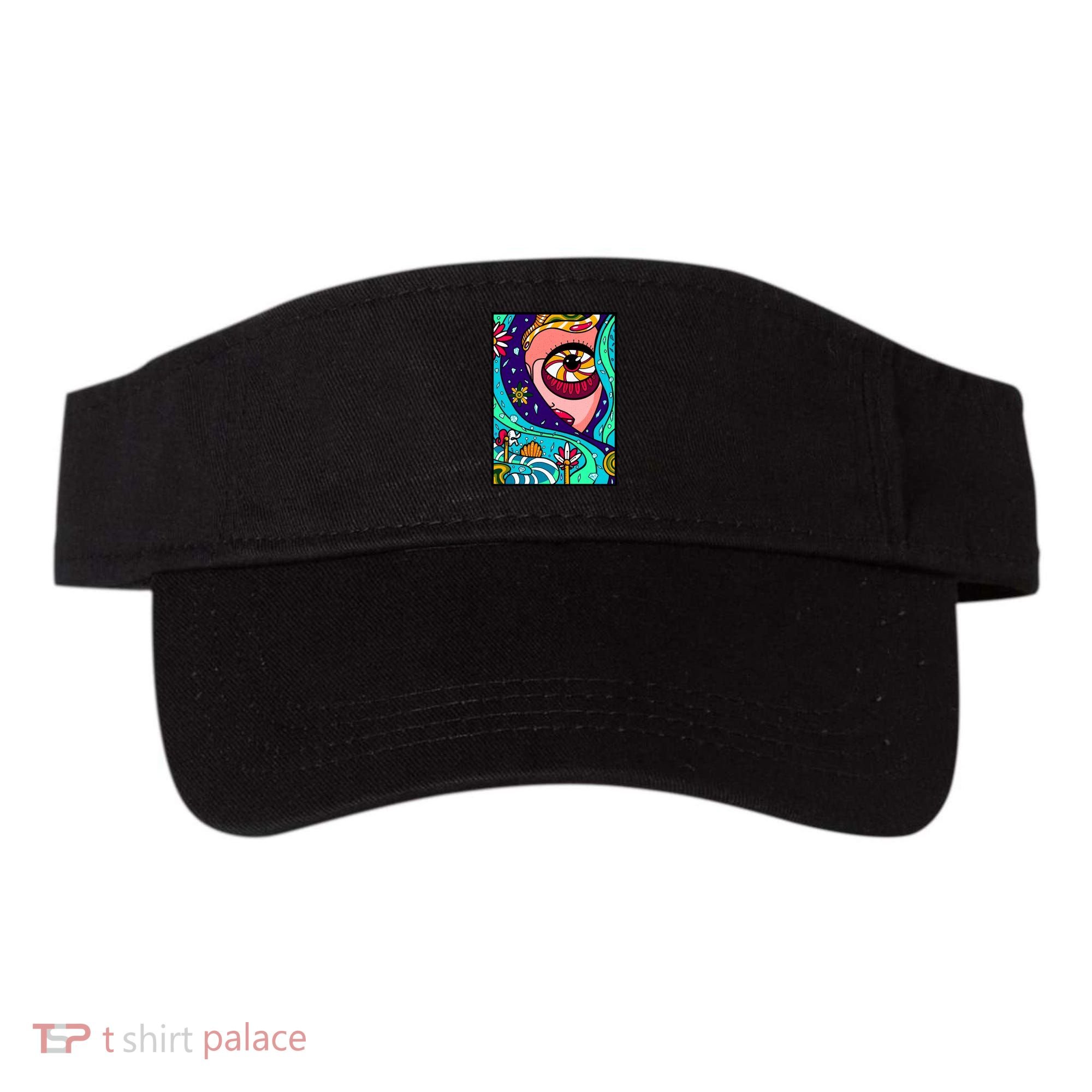 Abstract Sky Girl Visor
