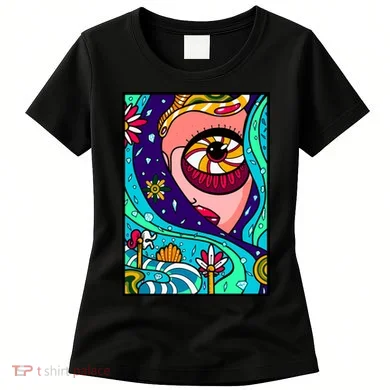 Abstract Sky Girl Women's T-Shirt