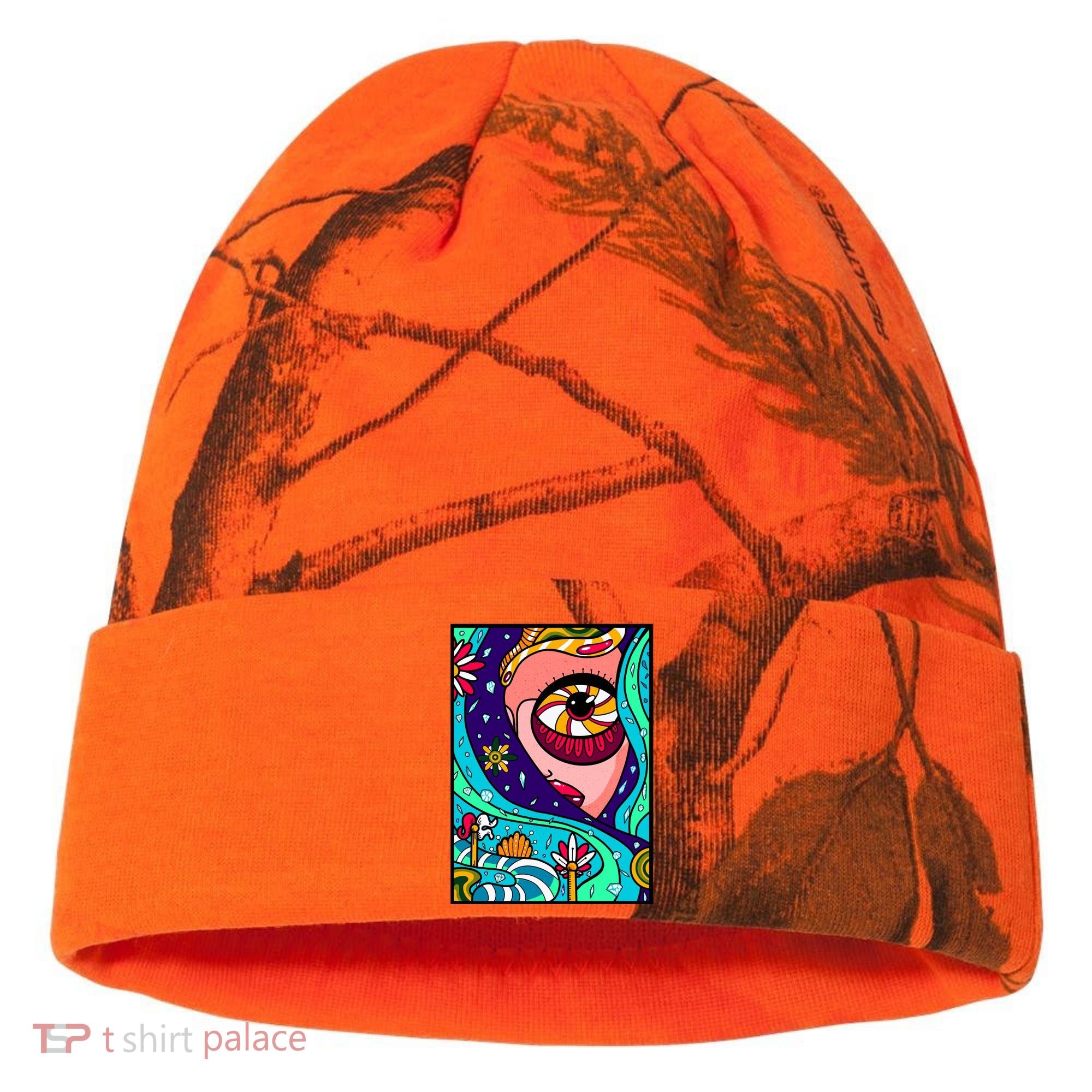 Abstract Sky Girl Kati Licensed 12" Camo Cuffed Beanie
