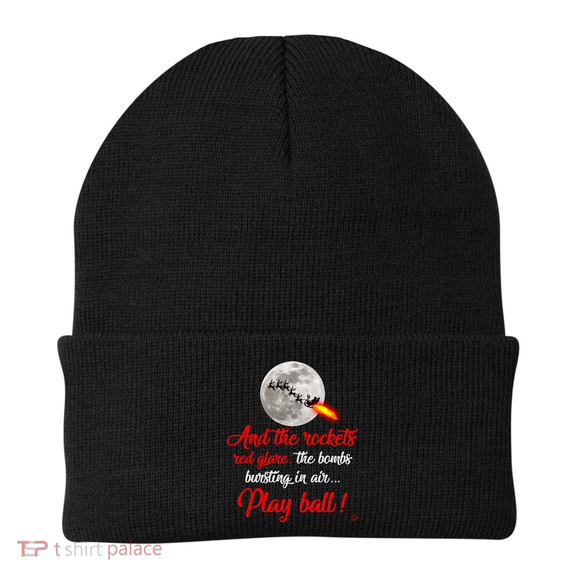 Aunt Bethany Tee Funny Christmas Ugly Sweater Look Patriotic Gift Beanie