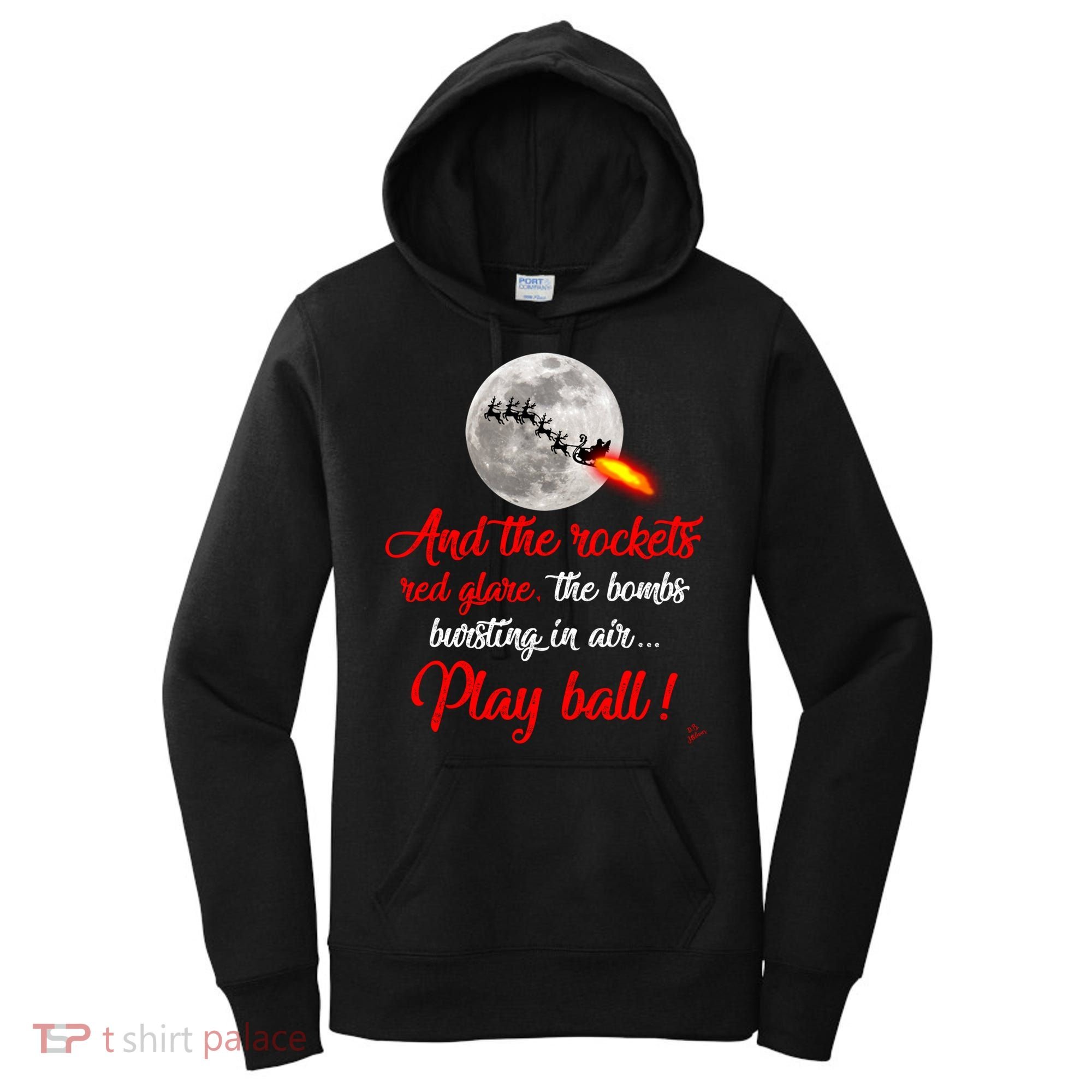 Aunt Bethany Tee Funny Christmas Ugly Sweater Look Patriotic Gift Women's Hoodie