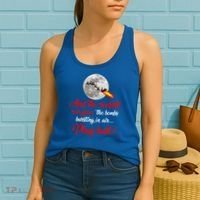 Aunt Bethany Tee Funny Christmas Ugly Sweater Look Patriotic Gift Women's Tank Top thumb 2