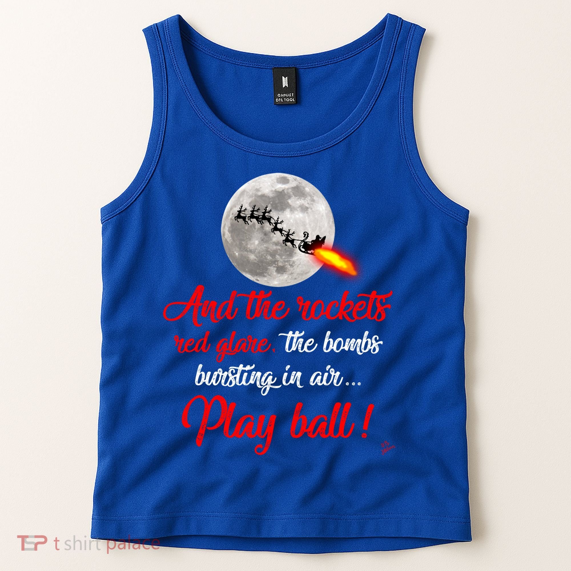 Aunt Bethany Tee Funny Christmas Ugly Sweater Look Patriotic Gift Tank Top
