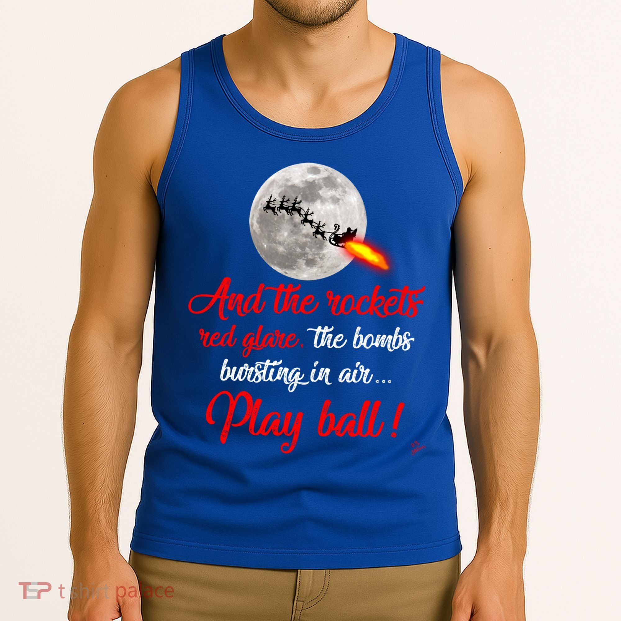 Aunt Bethany Tee Funny Christmas Ugly Sweater Look Patriotic Gift Tank Top