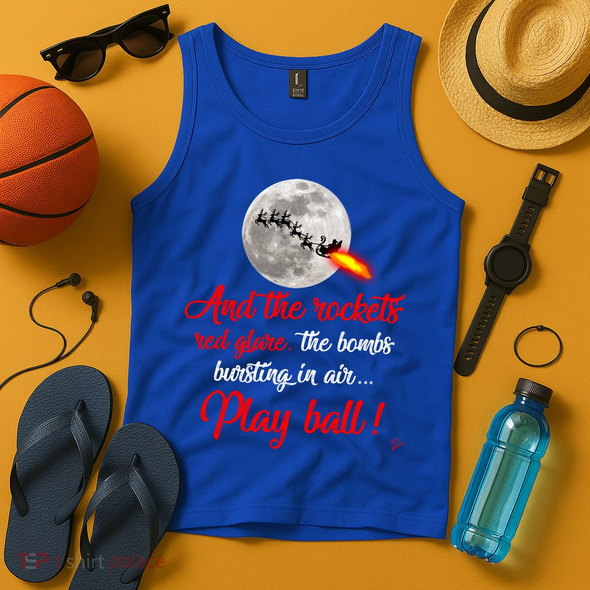 Aunt Bethany Tee Funny Christmas Ugly Sweater Look Patriotic Gift Tank Top