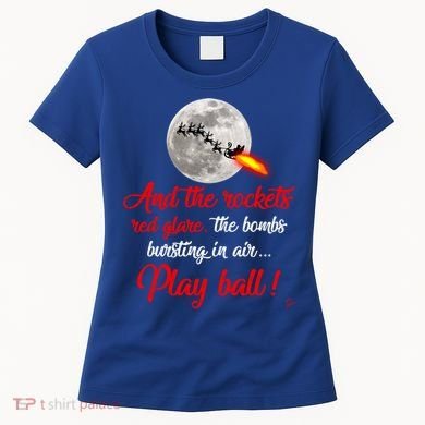 Aunt Bethany Tee Funny Christmas Ugly Sweater Look Patriotic Gift Women's T-Shirt