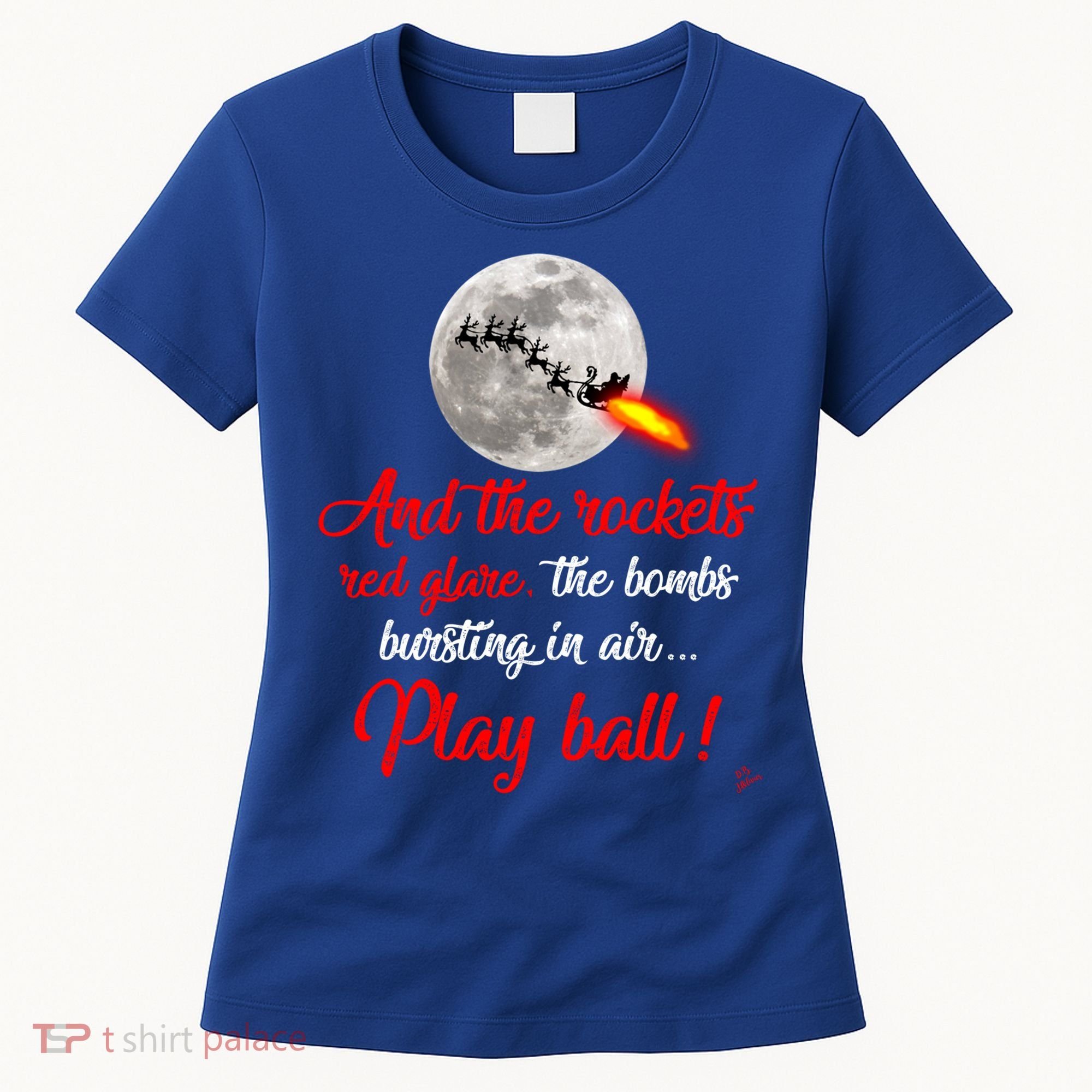 Aunt Bethany Tee Funny Christmas Ugly Sweater Look Patriotic Gift Women's T-Shirt