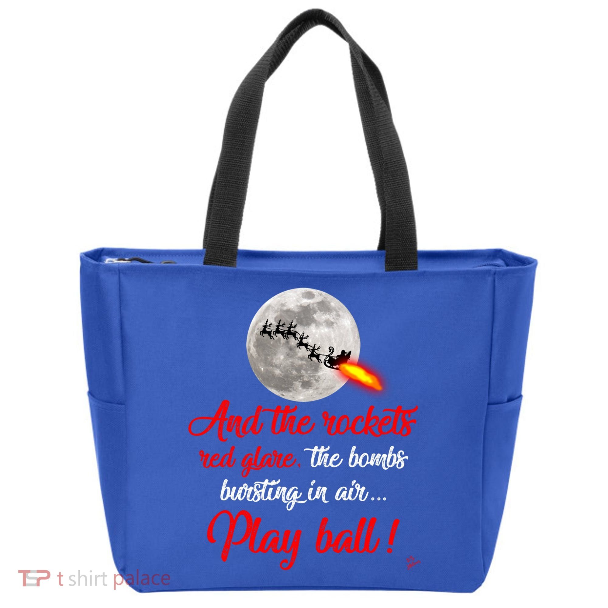 Aunt Bethany Tee Funny Christmas Ugly Sweater Look Patriotic Gift Tote Bag