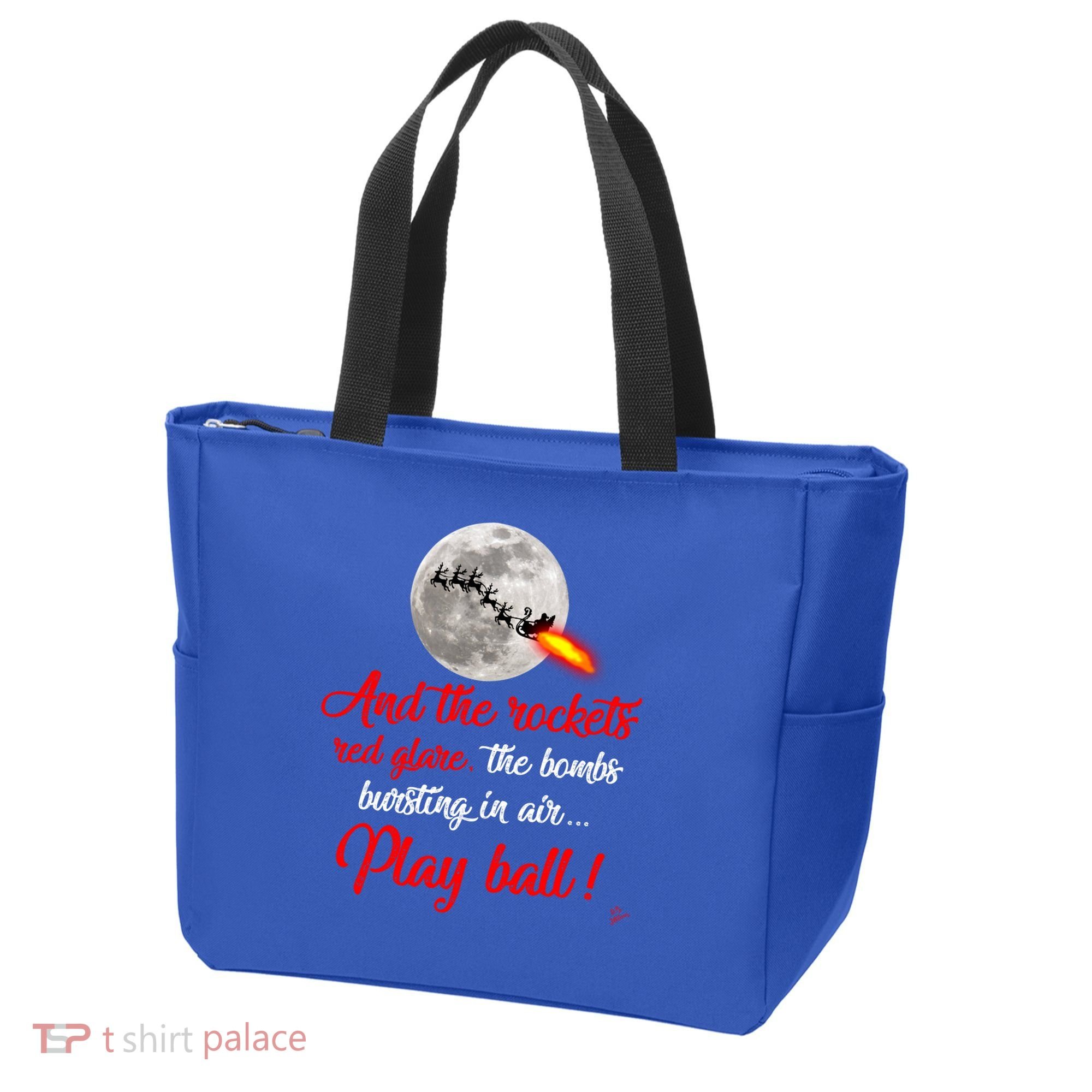 Aunt Bethany Tee Funny Christmas Ugly Sweater Look Patriotic Gift Tote Bag