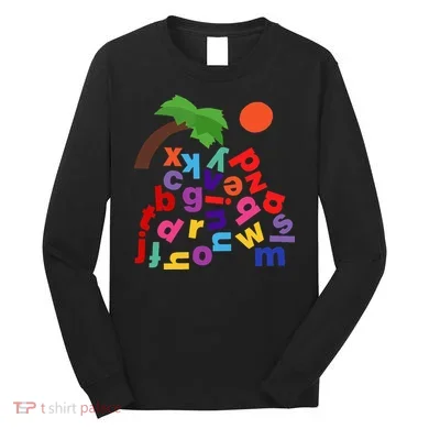 Alphabet Boom Tree Long Sleeve Shirt