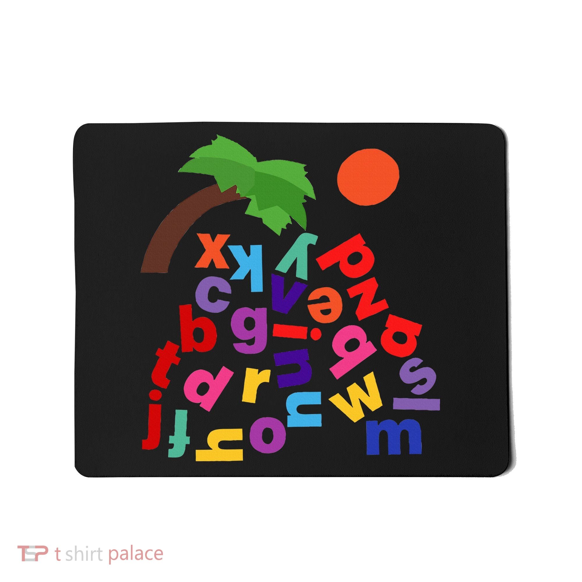 Alphabet Boom Tree Mousepad