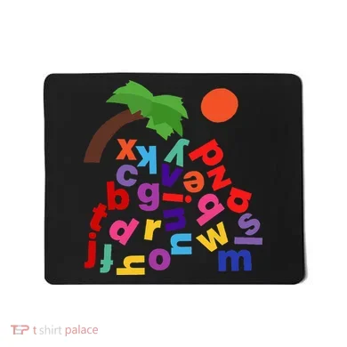 Alphabet Boom Tree Mousepad