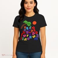 Alphabet Boom Tree Women's T-Shirt thumb 4