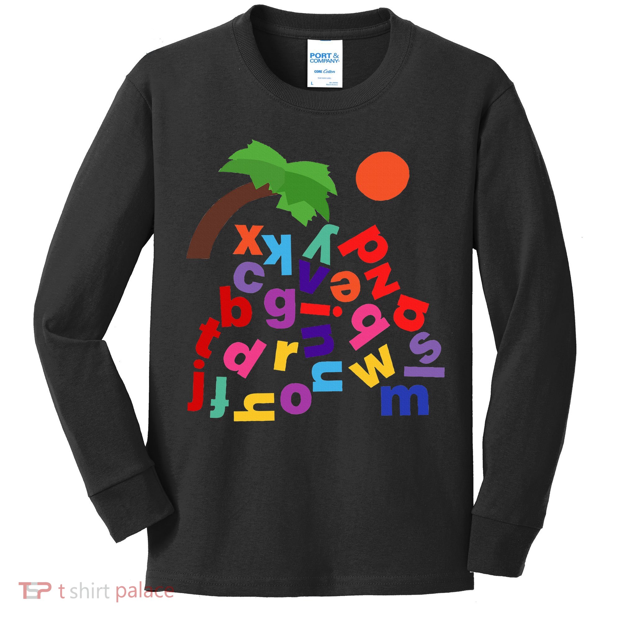 Alphabet Boom Tree Kids Long Sleeve Shirt
