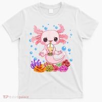 Axolotl Boba Tea Bobalotl Teen Girl Cute Graphic Kawaii T-Shirt thumb 0
