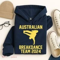 Australian Breakdance Team 2024 Funny Breakdancing Meme 24 Hoodie thumb 4