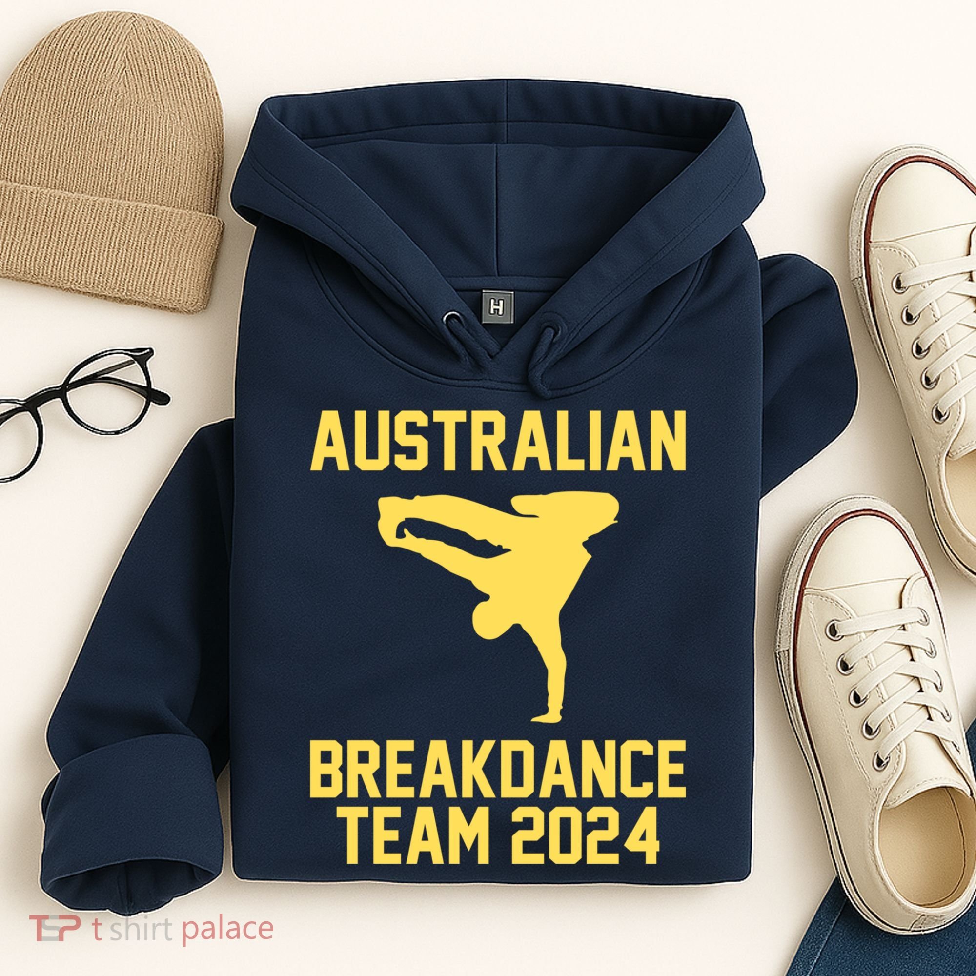 Australian Breakdance Team 2024 Funny Breakdancing Meme 24 Hoodie