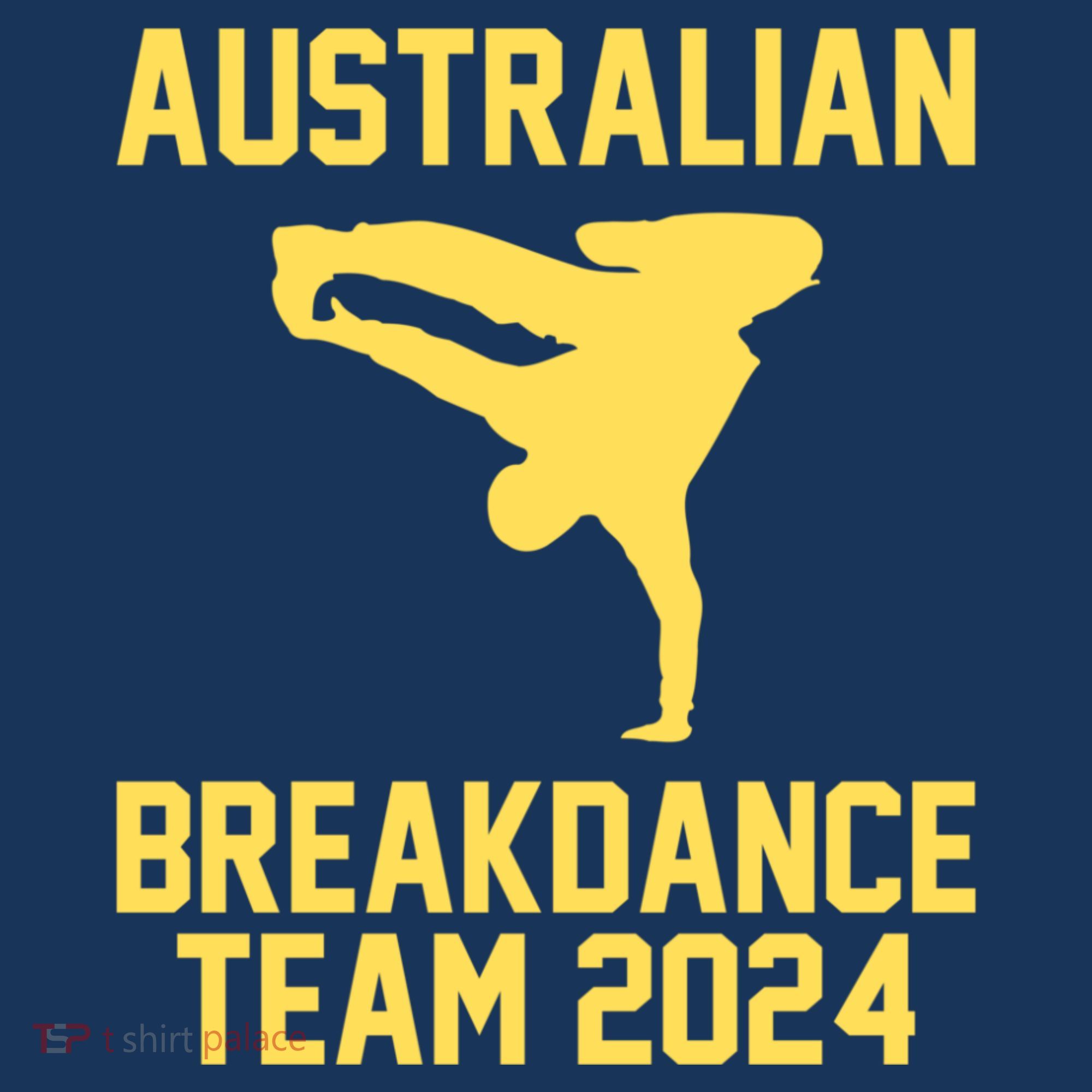 Australian Breakdance Team 2024 Funny Breakdancing Meme 24 Baby Bodysuit