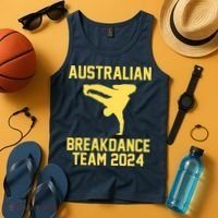 Australian Breakdance Team 2024 Funny Breakdancing Meme 24 Tank Top thumb 4