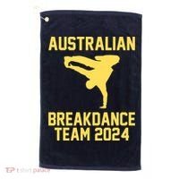 Australian Breakdance Team 2024 Funny Breakdancing Meme 24 Golf Towel thumb 0