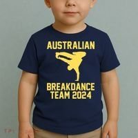 Australian Breakdance Team 2024 Funny Breakdancing Meme 24 Toddler T-Shirt thumb 2
