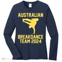 Australian Breakdance Team 2024 Funny Breakdancing Meme 24 Women's Long Sleeve Shirt thumb 0