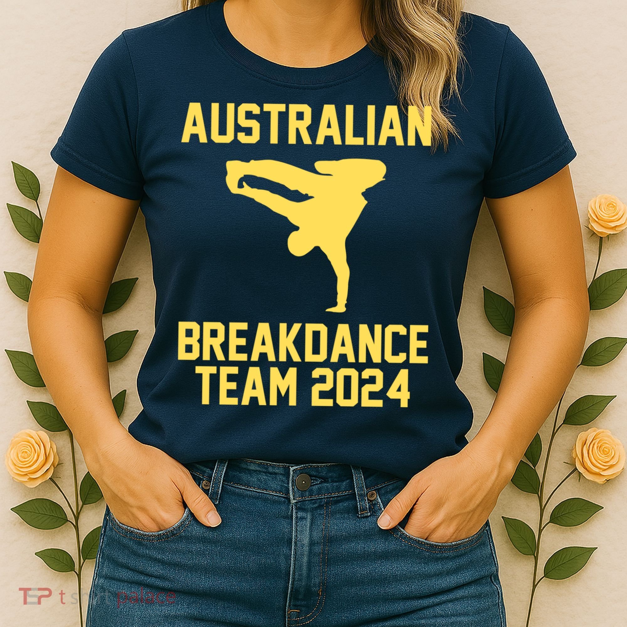Australian Breakdance Team 2024 Funny Breakdancing Meme 24 Women's T-Shirt