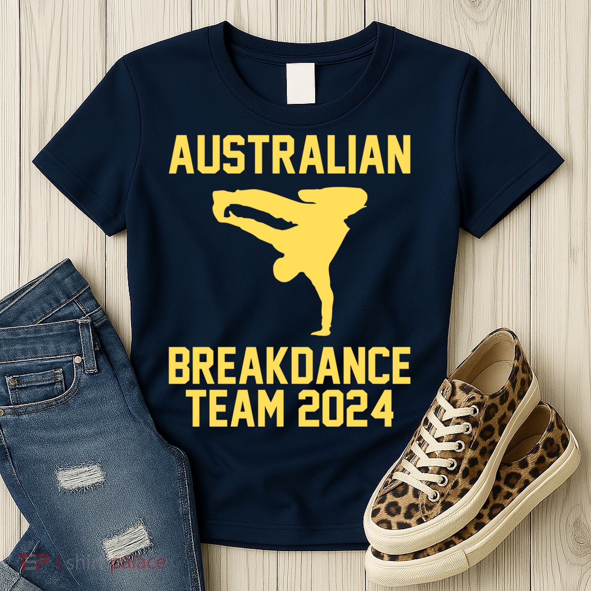 Australian Breakdance Team 2024 Funny Breakdancing Meme 24 Women's T-Shirt