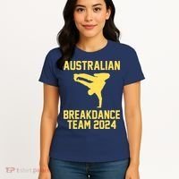 Australian Breakdance Team 2024 Funny Breakdancing Meme 24 Women's T-Shirt thumb 4